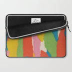 Colorful Paper Collage #1 Laptop Sleeve Gallery Image 2