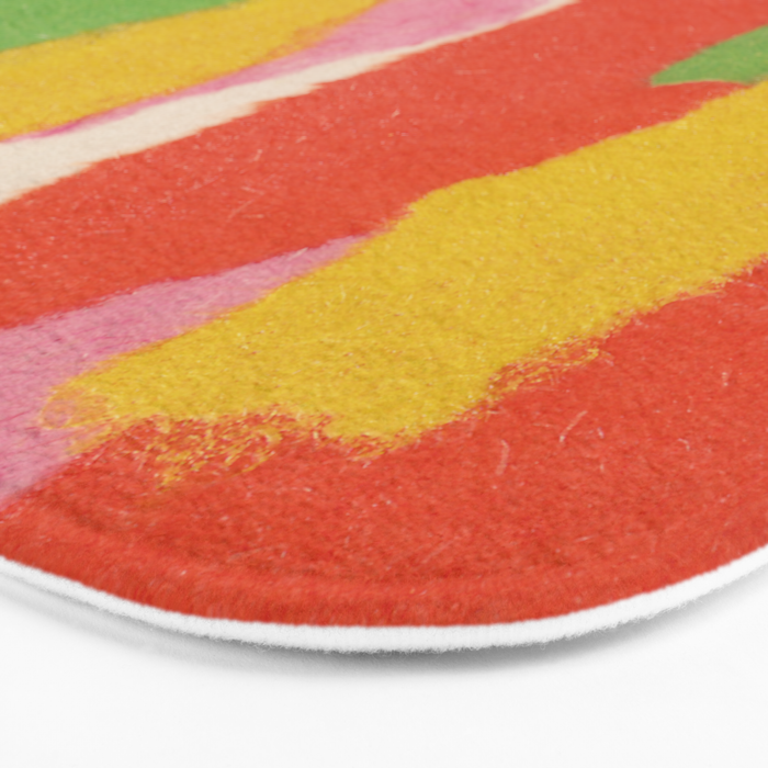 Colorful Paper Collage #1 Bath Mat Gallery Image 3