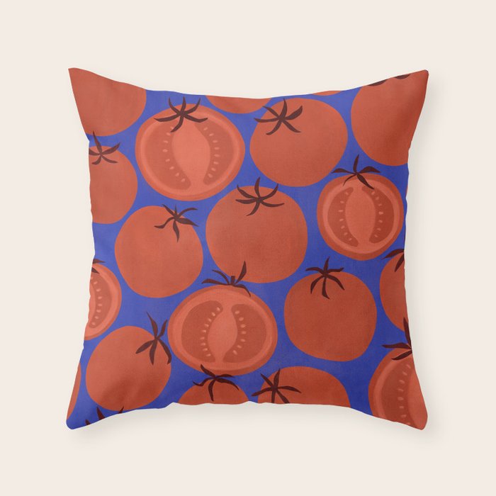 JAR OF TOMATOES Throw Pillow Gallery Image 6