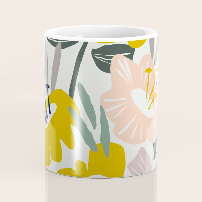 Cozy collection: mix and match happy florals Flower love 1 Coffee Mug Gallery Image 4