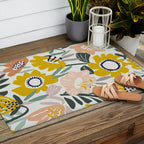 Cozy collection: mix and match happy florals Flower love 1 Outdoor Rug Gallery Image 2