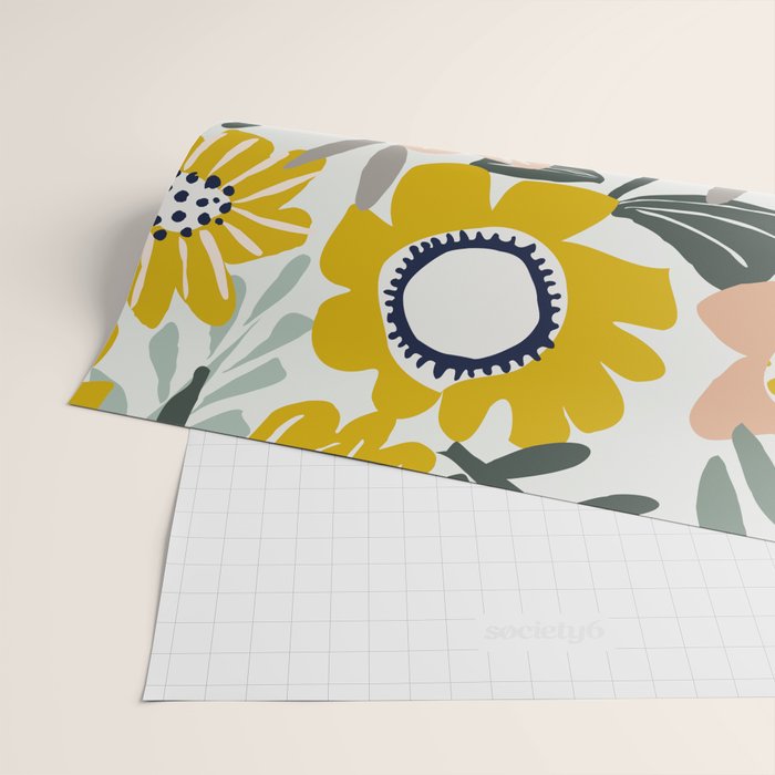 Cozy collection: mix and match happy florals Flower love 1 Wrapping Paper Gallery Image 2