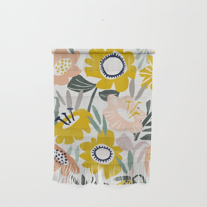 Cozy collection: mix and match happy florals Flower love 1 Wall Hanging Gallery Image 1