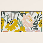 Cozy collection: mix and match happy florals Flower love 1 Desk Mat Gallery Image 3