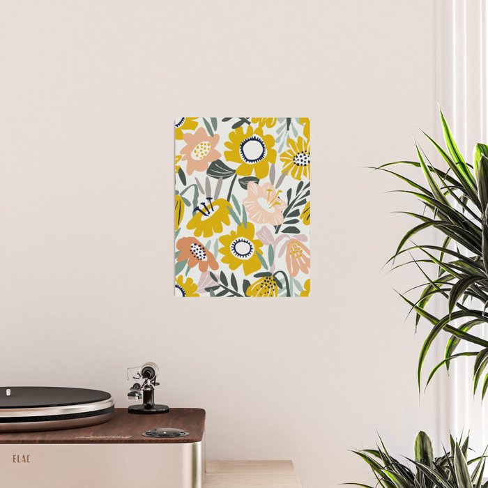 Cozy collection: mix and match happy florals Flower love 1 Poster Gallery Image 2