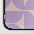 Mid Century Modern Retro Pattern In Lavender Laptop Sleeve Gallery Image 3