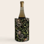 Lush Tropical Lemur Monkey Paradise Black Wine Chiller Gallery Image 3