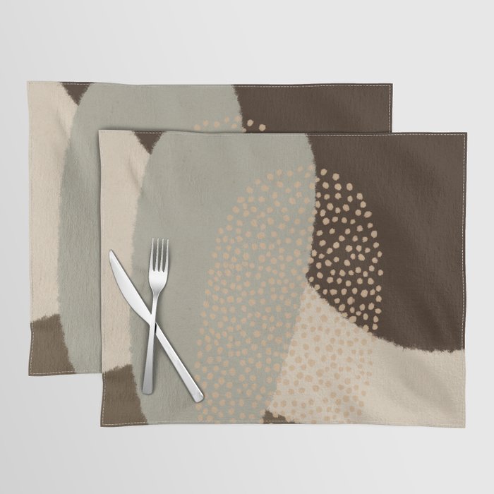 Modern Abstract Shapes #5 Placemat Gallery Image 1