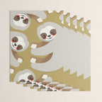 Sloth Animal Portrait Wrapping Paper Gallery Image 3