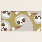 Sloth Animal Portrait Desk Mat Gallery Image 3