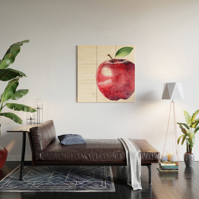 Fall Harvest Apple Wood Wall Art Gallery Image 2