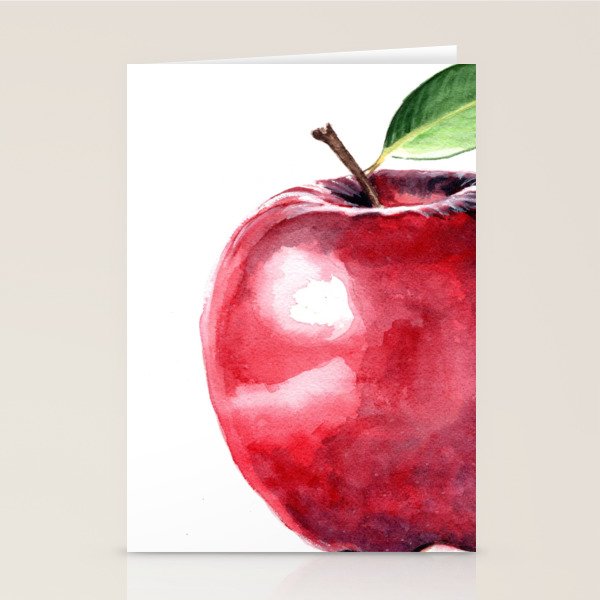 Fall Harvest Apple Stationery Card Gallery Image 1