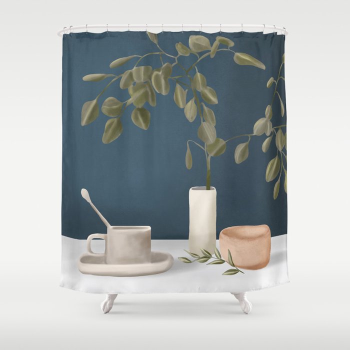Eucalyptus I Shower Curtain Gallery Image 1