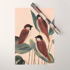  Three Sparrows Wrapping Paper Gallery Image 1