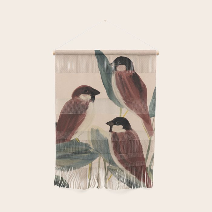  Three Sparrows Wall Hanging Gallery Image 1