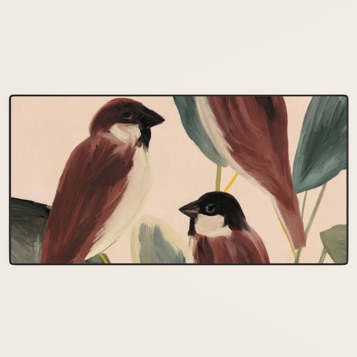  Three Sparrows Desk Mat Gallery Image 3
