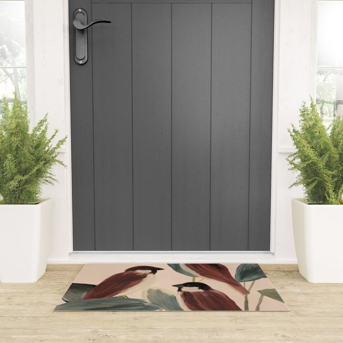  Three Sparrows Welcome Mat Gallery Image 3