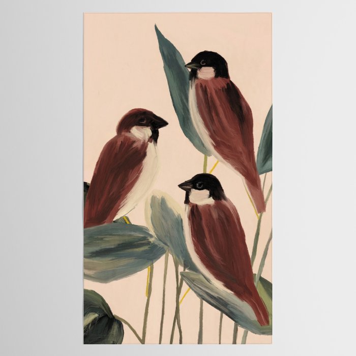  Three Sparrows Tablecloth Gallery Image 2