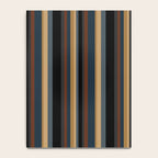 Classic Stripes V - Dark Vintage  Notebook Gallery Image 4