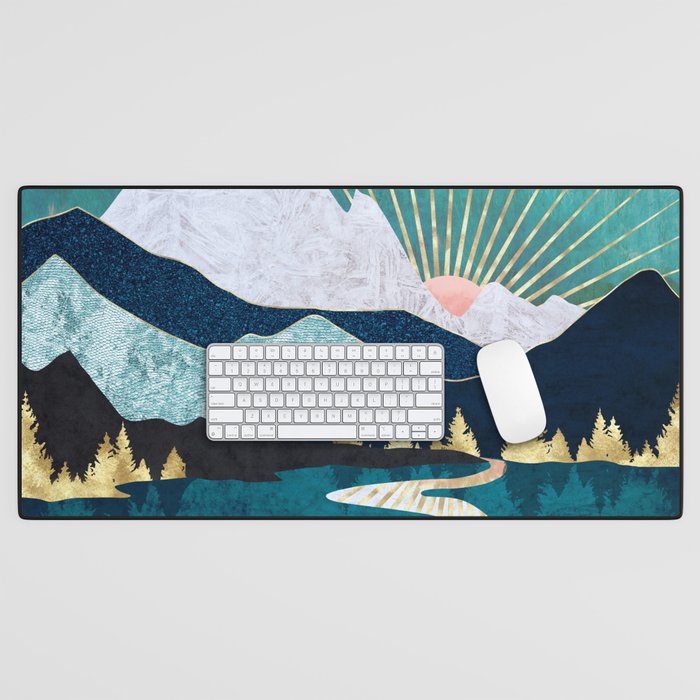 Winter River Desk Mat Gallery Image 1