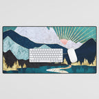 Winter River Desk Mat Gallery Image 1