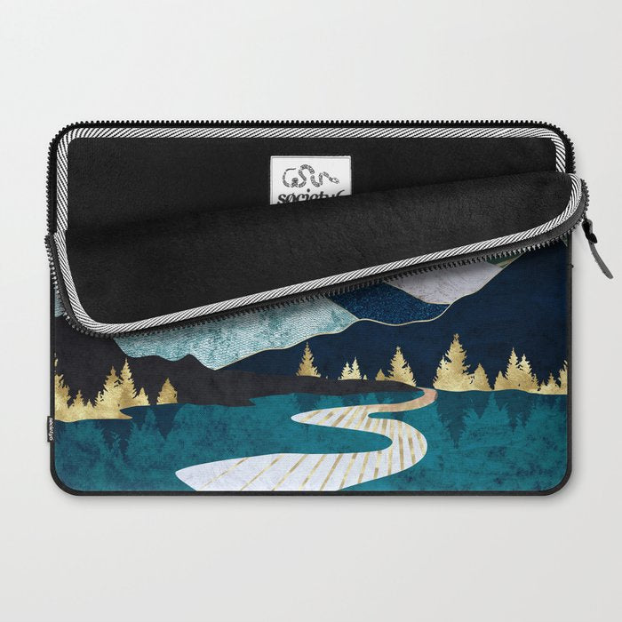 Winter River Laptop Sleeve Gallery Image 2