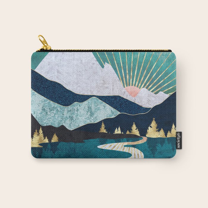 Winter River Carry All Pouch Gallery Image 1