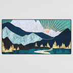 Winter River Desk Mat Gallery Image 3