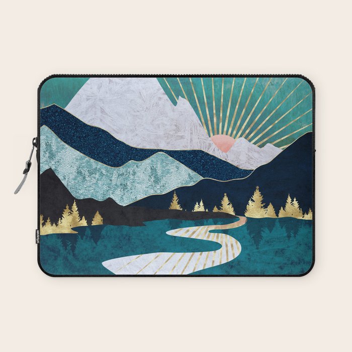 Winter River Laptop Sleeve Gallery Image 1