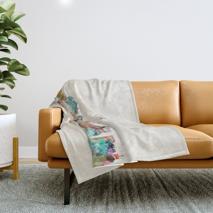 Toronto Ontario skyline Throw Blanket Gallery Image 1