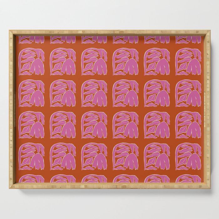 Big Blooming VIII Serving Tray Gallery Image 1