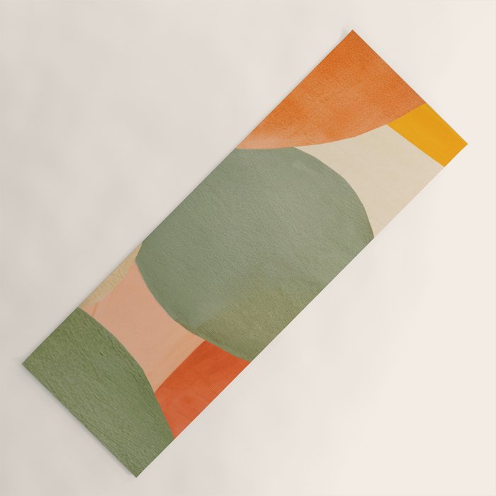 Abstract & Modern Shape Art 1 Yoga Mat Gallery Image 1