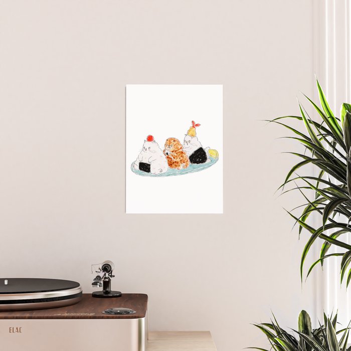 Omakase Onigiri Cats Poster Gallery Image 2
