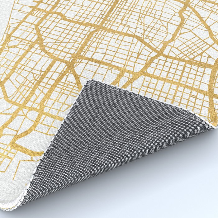 LOS ANGELES CALIFORNIA CITY STREET MAP ART Rug Gallery Image 4