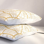 LOS ANGELES CALIFORNIA CITY STREET MAP ART Pillow Sham Gallery Image 3
