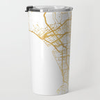 LOS ANGELES CALIFORNIA CITY STREET MAP ART Travel Mug Gallery Image 3