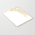 LOS ANGELES CALIFORNIA CITY STREET MAP ART Notebook Gallery Image 3
