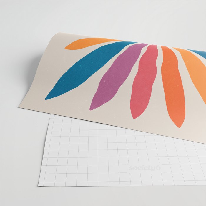Vintage California Sun: Star Leaf Matisse Edition Wrapping Paper Gallery Image 2