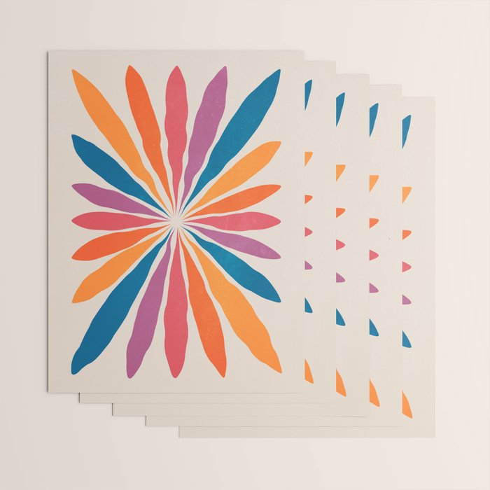 Vintage California Sun: Star Leaf Matisse Edition Wrapping Paper Gallery Image 3