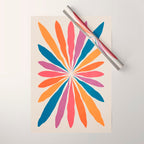 Vintage California Sun: Star Leaf Matisse Edition Wrapping Paper Gallery Image 1