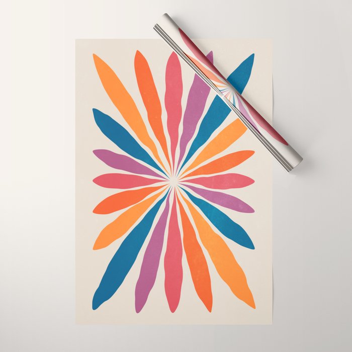 Vintage California Sun: Star Leaf Matisse Edition Wrapping Paper Gallery Image 1