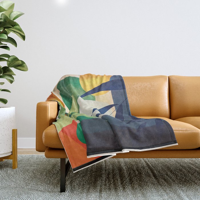 Sunrise Garden 14 Throw Blanket Gallery Image 1