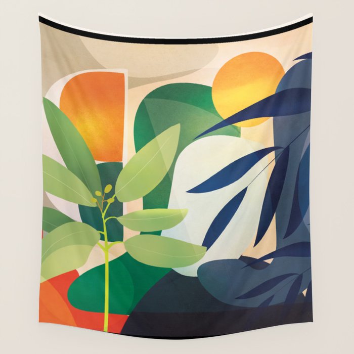 Sunrise Garden 14 Wall Tapestry Gallery Image 4
