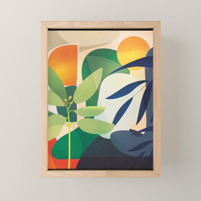 Sunrise Garden 14 Mini Art Print Gallery Image 1