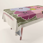 Flower Market - Opium Poppies Tablecloth Gallery Image 1