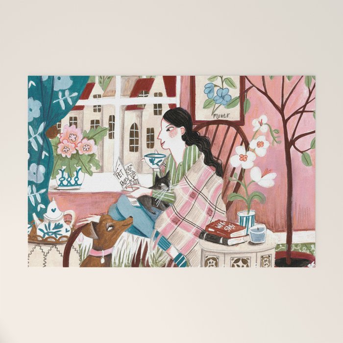 Love for reading Welcome Mat Gallery Image 1