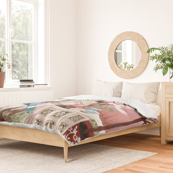 Love for reading Duvet Cover Gallery Image 2