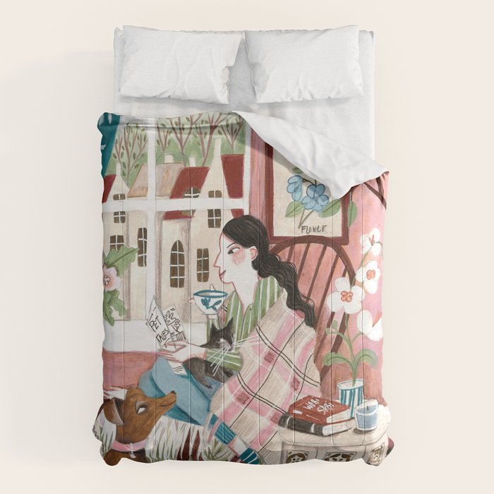 Love for reading Comforter Gallery Image 1
