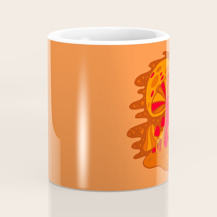 Orange Mushrooms Coffee Mug Gallery Image 4