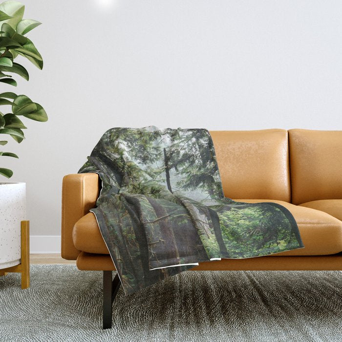 Forest VIII Throw Blanket Gallery Image 1